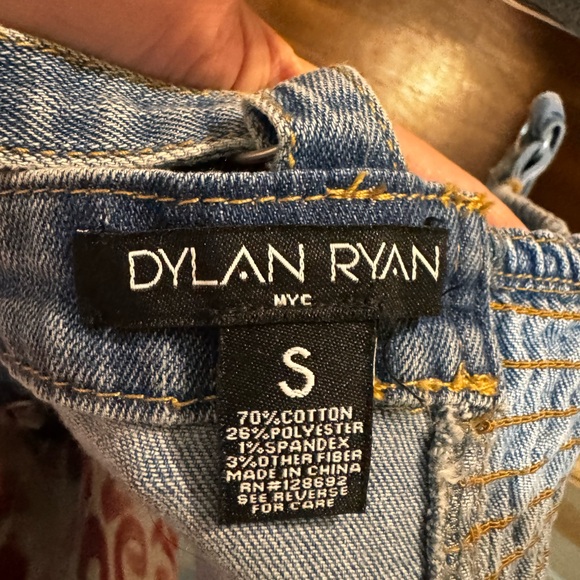 New denim crop shirt with tag size small by Dylan Ryan - Picture 3 of 3